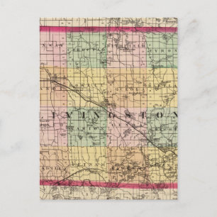 Carte du comté de Livingston, Michigan