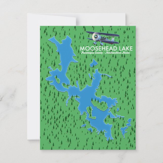 Carte du comté de Moosehead Lake, Piscataquis (Devant)