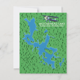 Carte du comté de Moosehead Lake, Piscataquis