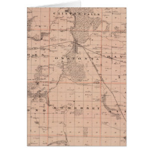 Carte du comté de Steele, Minnesota
