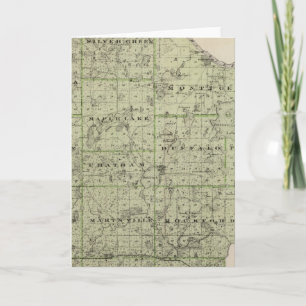 Carte du comté de Wright, Minnesota
