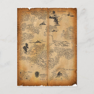 Carte du continent déchu