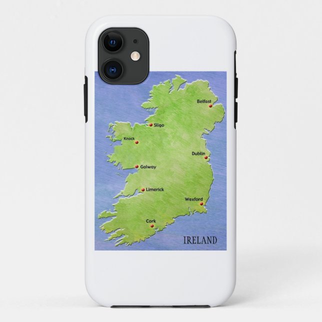 Carte du coque iphone irlandais (Dos)