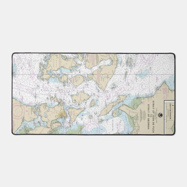 Carte du détroit de Juan de Fuca au détroit de Geo (Recto)