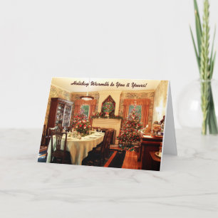 Carte du dîner de Christmas