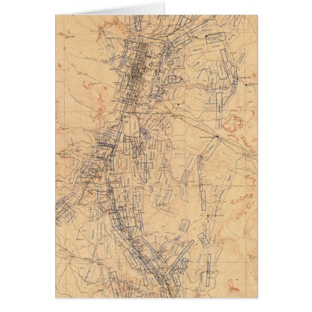 Carte du district de Washoe montrant les revendica (Devant)
