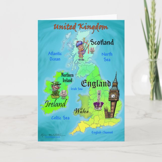 Carte du divertissement britannique (Devant)