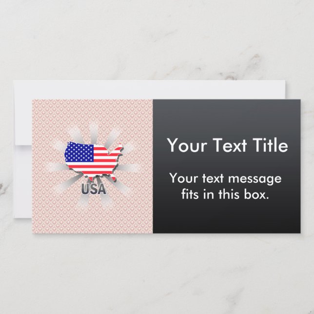 Carte du drapeau américain 2.0 (Devant)