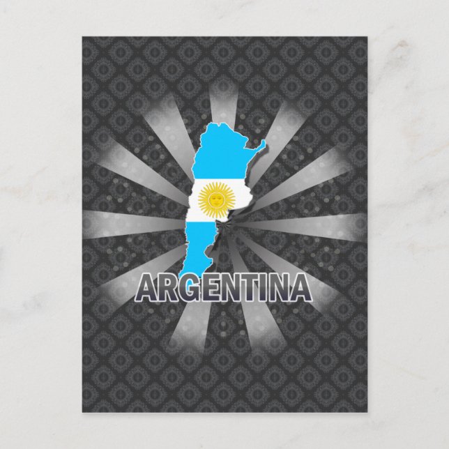 Carte du drapeau argentin 2.0 (Devant)
