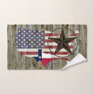 Carte du drapeau de l'État de Texas Lone Star