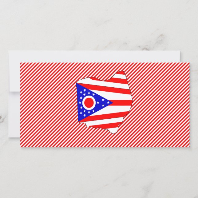 Carte du drapeau de l'Ohio (Devant)