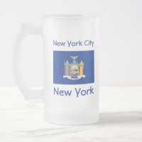 Carte du drapeau de New York City Mug