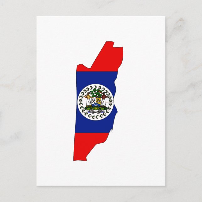 Carte du drapeau du Belize (Devant)