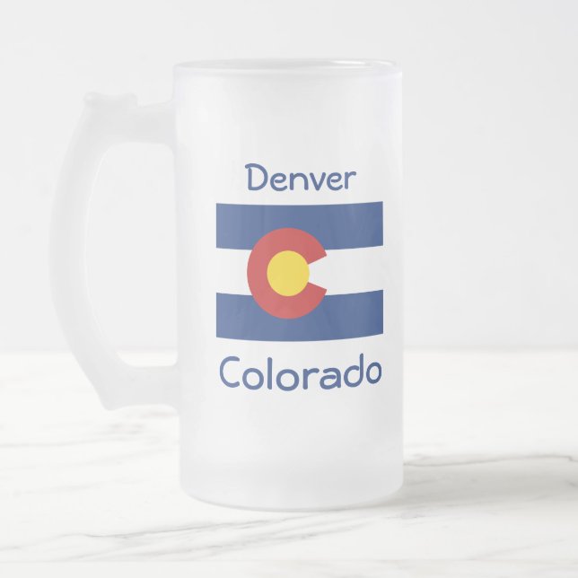 Carte du drapeau du Colorado City Mug (Gauche)