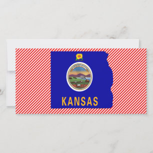 Carte du drapeau du Kansas