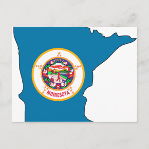 Carte du drapeau du Minnesota