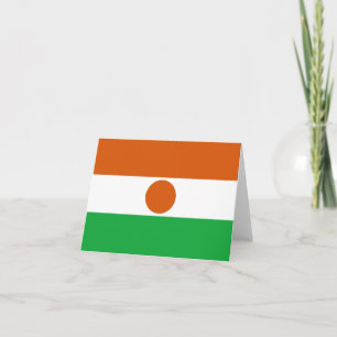 Carte du drapeau du Niger