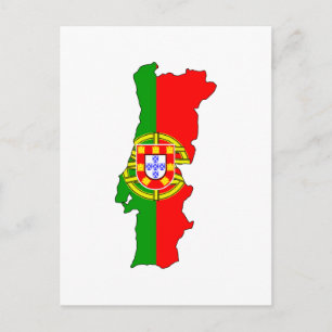 Carte du drapeau du Portugal