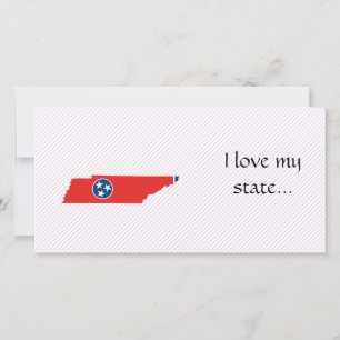 Carte du drapeau du Tennessee