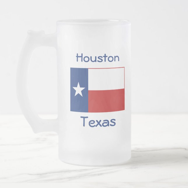 Carte du drapeau du Texas City Mug (Gauche)