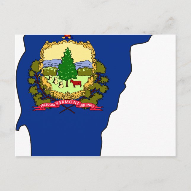 Carte du drapeau du Vermont (Devant)
