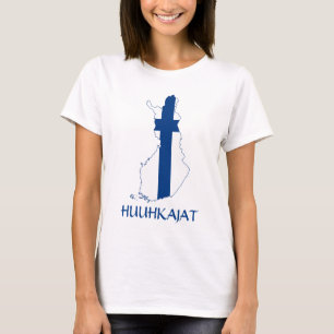 Carte du drapeau finlandais "Huuhkajat" T-shirt
