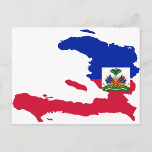 Carte du drapeau haïtien HT