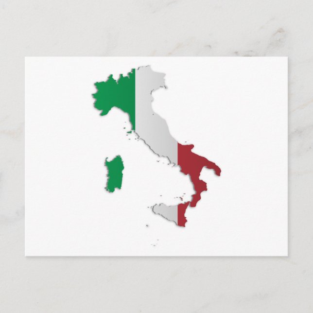 Carte du drapeau italien (Devant)