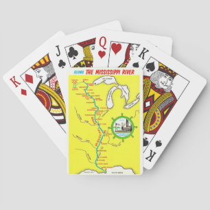 Carte du fleuve Mississippi Cartes de jeu