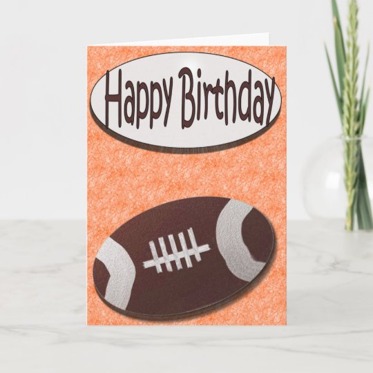 Carte Du Football De Joyeux Anniversaire Dans Zazzle Fr