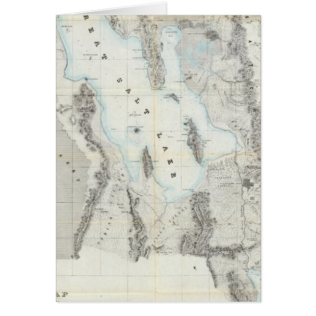 Carte du Grand Lac Salt (Devant)