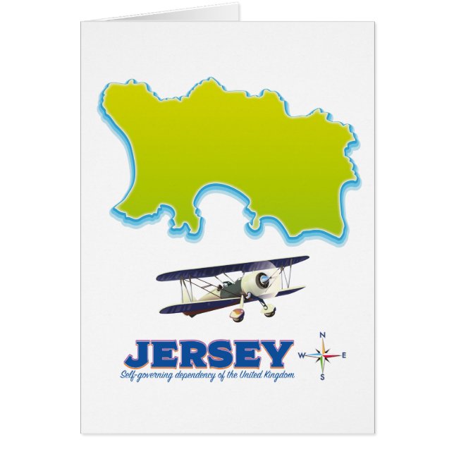 Carte du Jersey. (Devant)