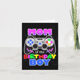 Carte Du Jeu Vidéo Enfant Anniversaire Cool Joueur Anniv