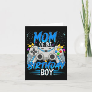 Carte Du Jeu Vidéo Enfant Anniversaire Gamer Boys
