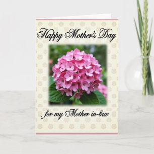 Carte du jour aux fleurs roses