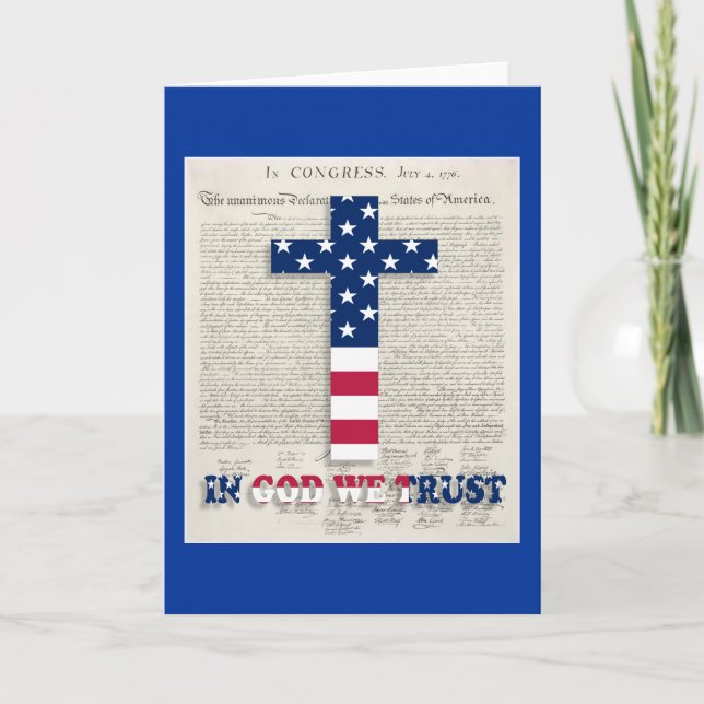 Carte du jour de l'indépendance (Devant)