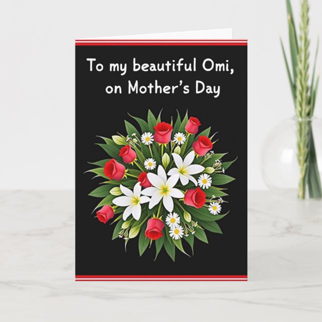 Carte du jour de l'Omi florale (Devant)