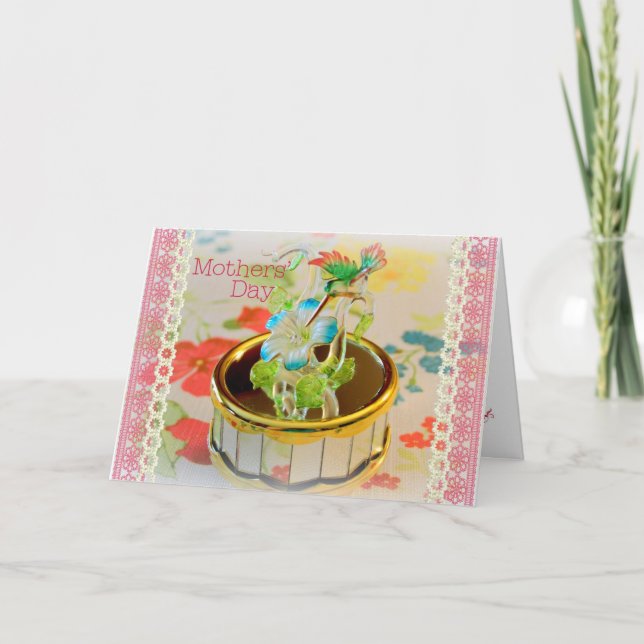 Carte du jour de Mather heureux avec le colibri (Devant)