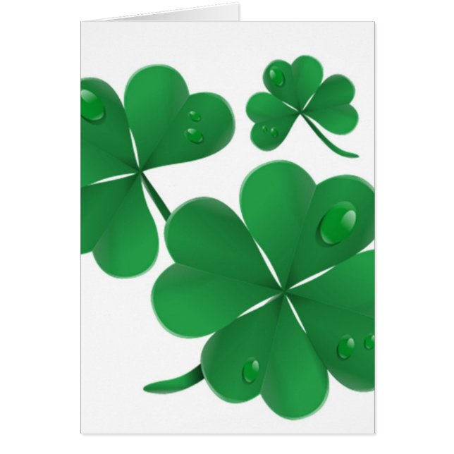 Carte du jour de St Patrick de bénédiction irlanda (Devant)
