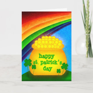Carte du jour de St Patrick heureux