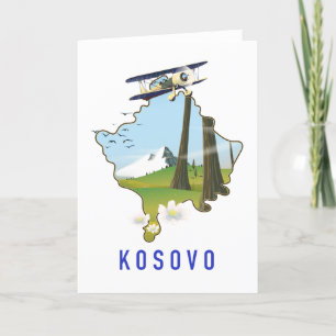 Carte du Kosovo