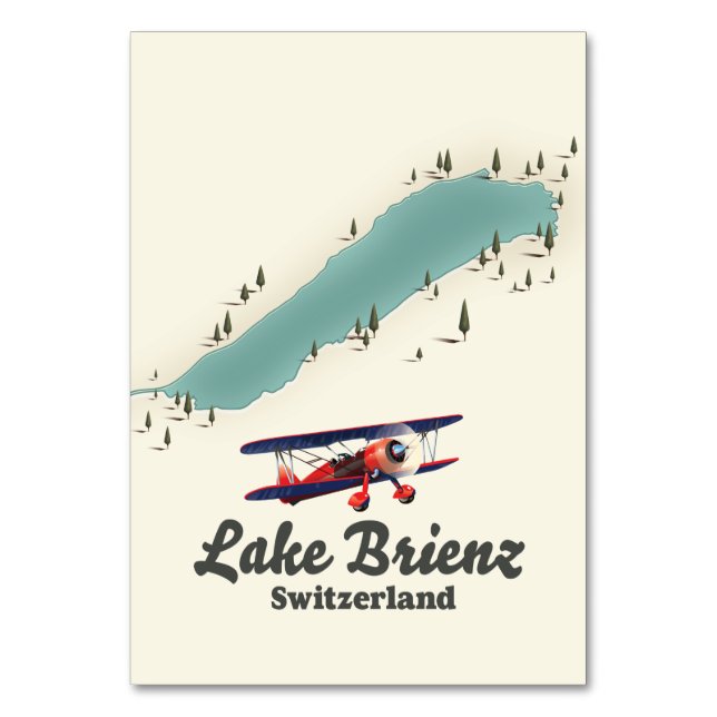 Carte du lac Brienz Suisse (Par défaut)