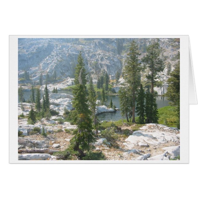 Carte du lac Horseshoe (Devant horizontal)