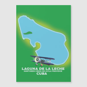 Carte du lac Laguna de la Leche Cuba