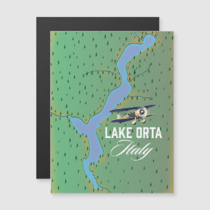 Carte du lac Orta Italie