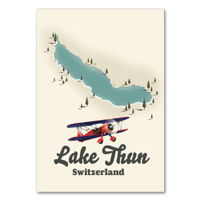 Carte du lac Thun Suisse (Par défaut)