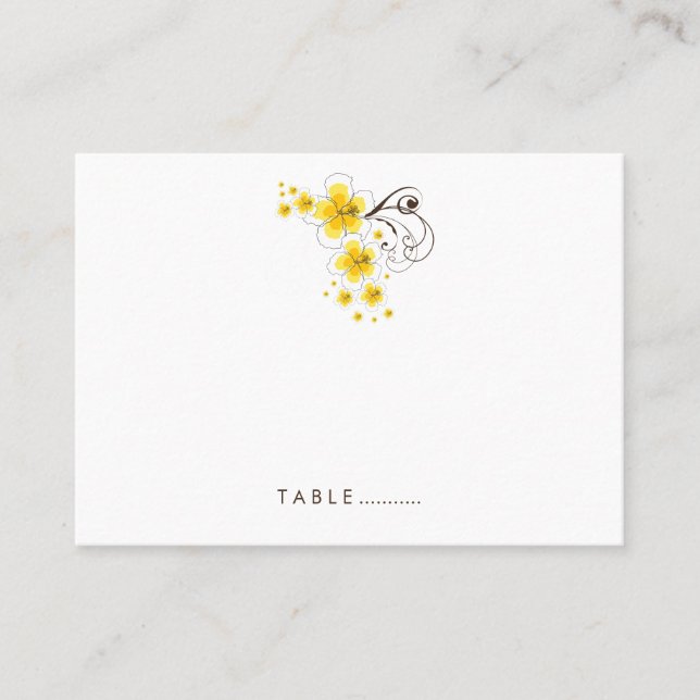 Carte du lieu de mariage pour Hibiscus Beach Tropi (Devant)