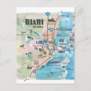 Carte du métro Miami Florida
