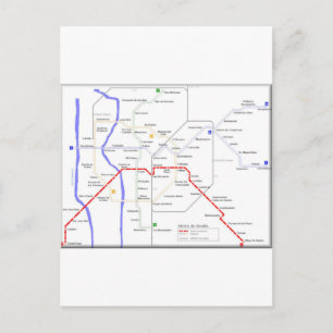 Carte du métro Sevilla