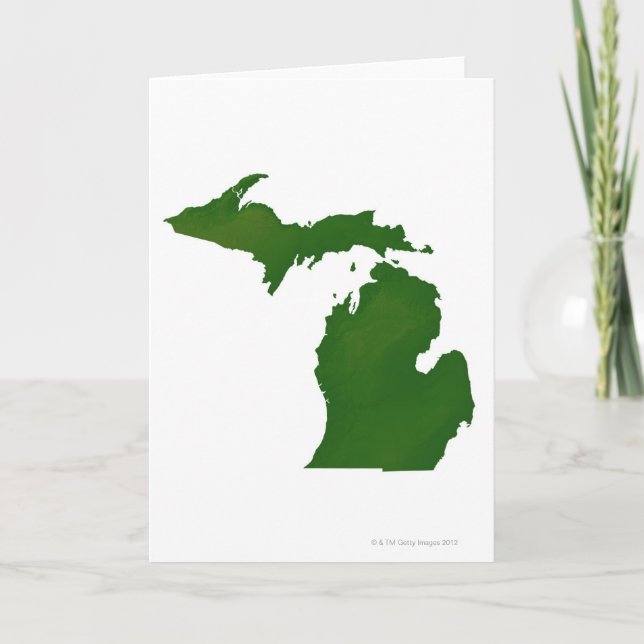 Carte du Michigan (Devant)